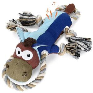 Dog Toys for Aggressive Chewers,Tough Indestructible Dog Toys Squeaky